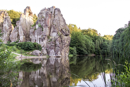 Externsteine - mythische Steine im Teutoburger Wald